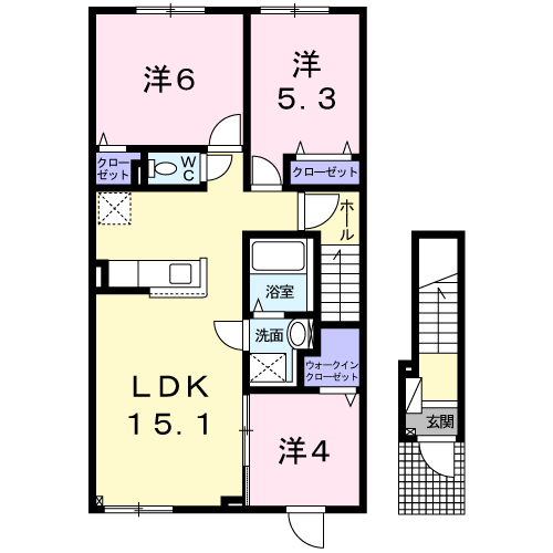 ベレット２０２０203間取図