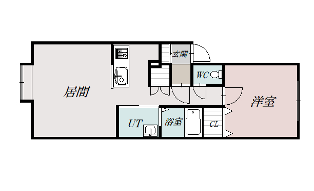 ガーデンヒルズふらの201間取図