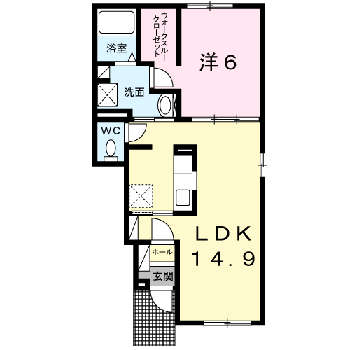 プランドール・Ｊ102間取図