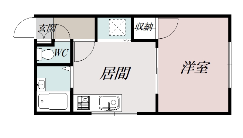 ボナール川端106間取図