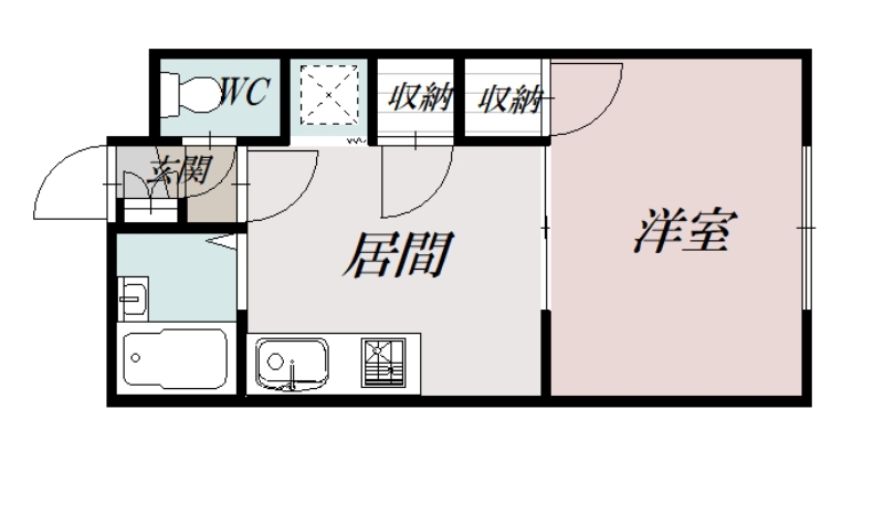 ボナール川端205間取図