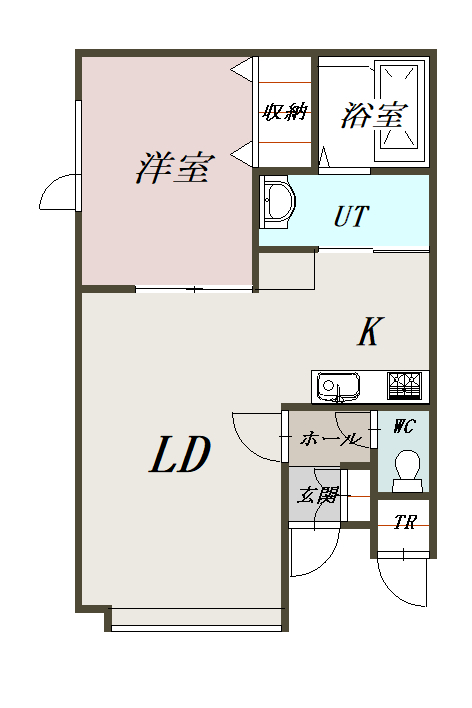 マハロⅡ101間取図