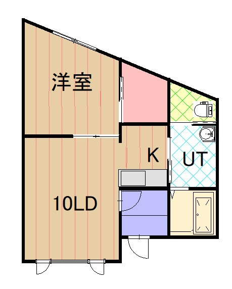 ＣＯＮＣＯＲＤＥ　Ｂ棟202間取図