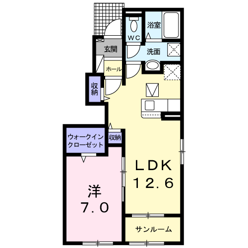 ベル・シエロ103間取図