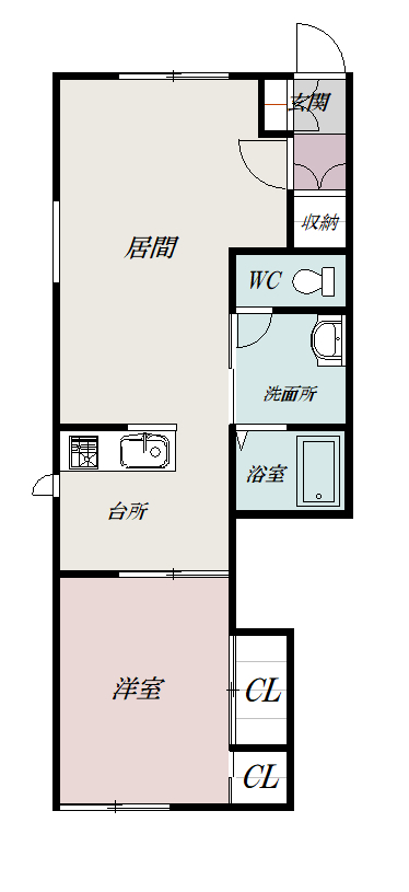 トルナーレ202間取図