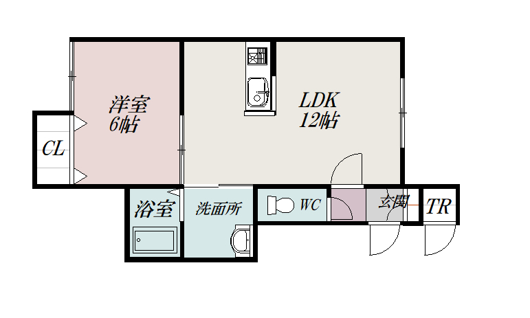 Ｌａ　ｃｌａｉｒ１０206間取図