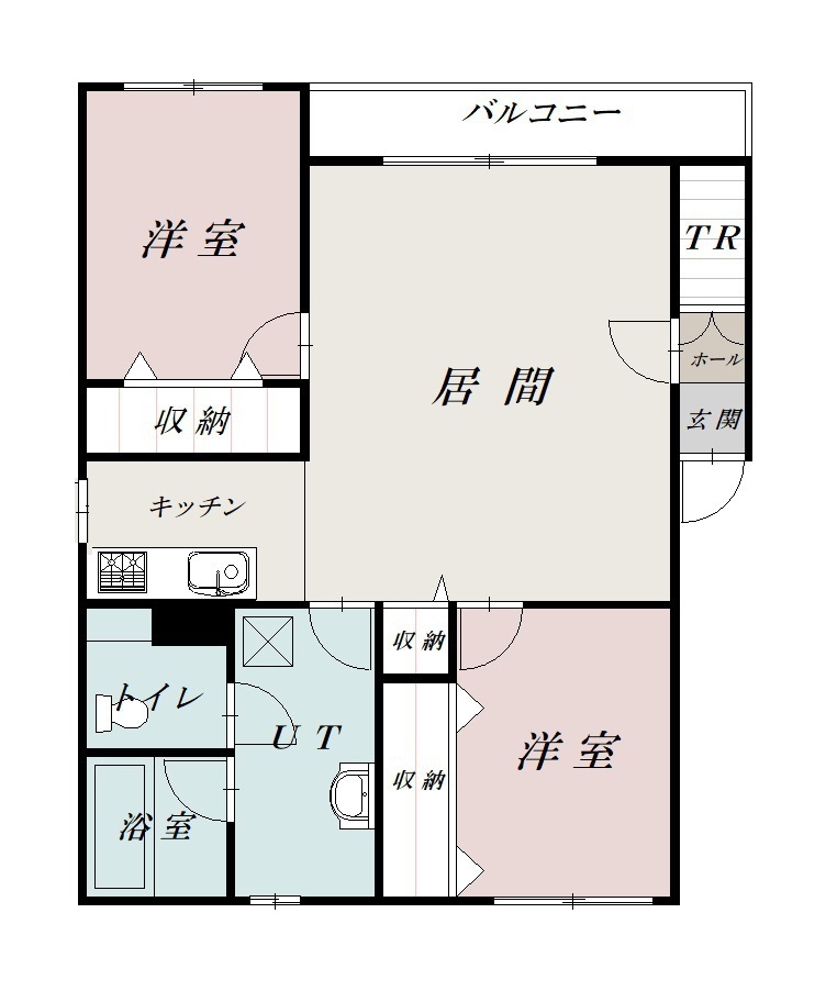 グランデ１６301間取図