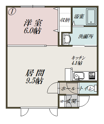コスモ．１101間取図
