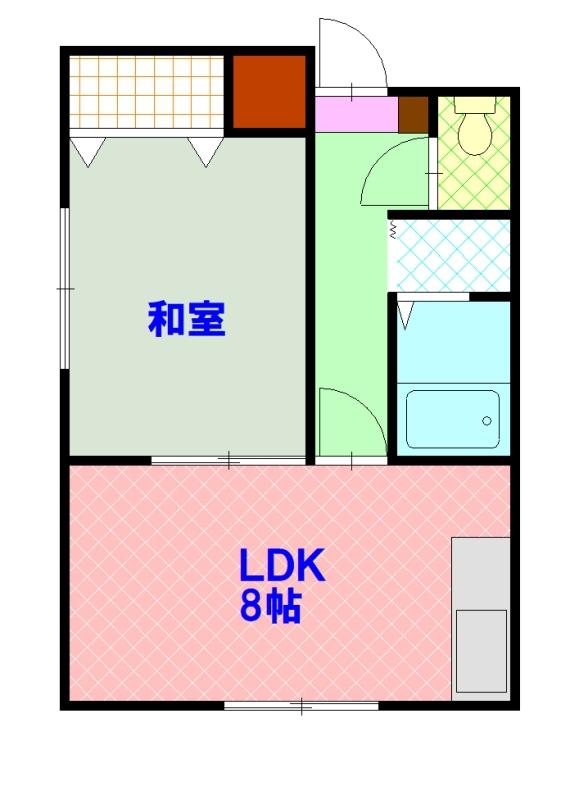 ＶＩＰ川端201間取図