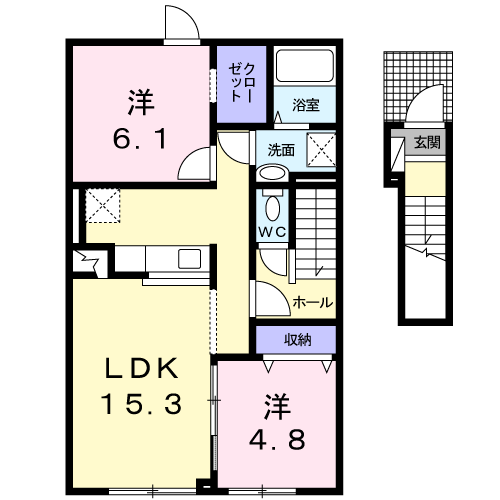 プラシード202間取図