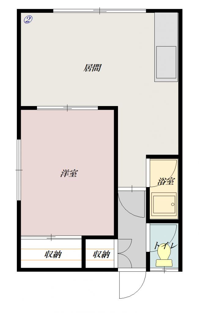 パークハウス202間取図