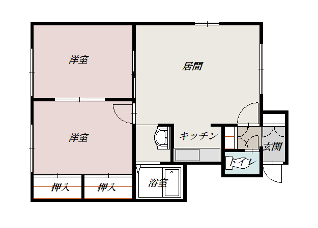 シェスティラル３条102間取図