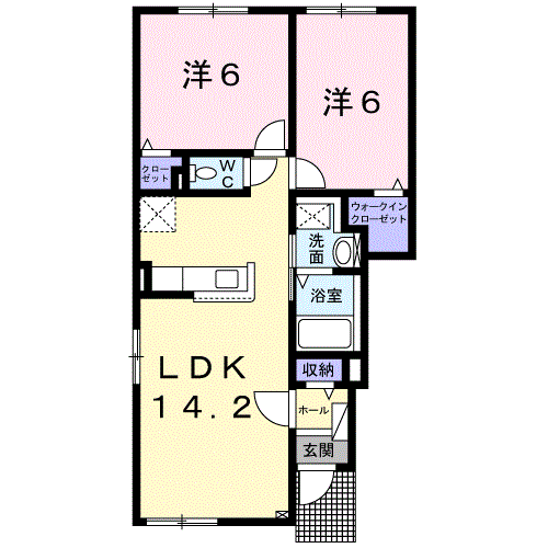 ウィル101間取図