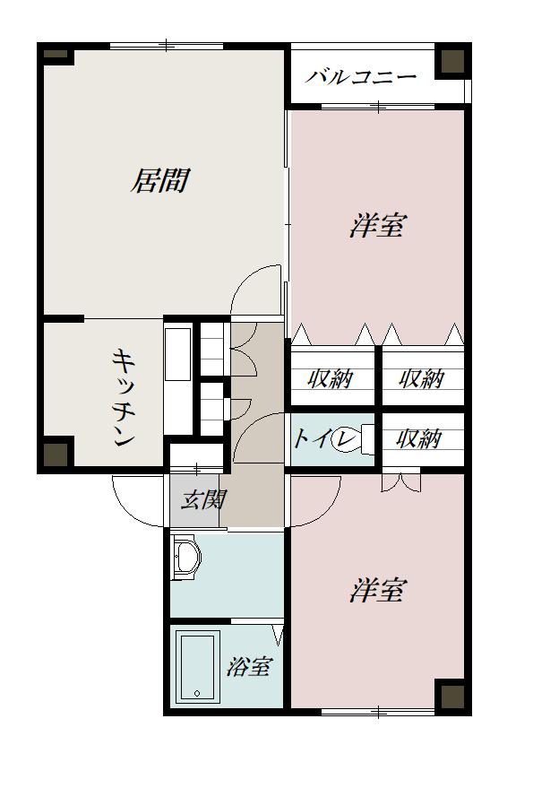 フォレスト302間取図