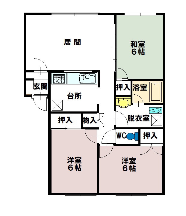 ラヴリーメゾン101間取図