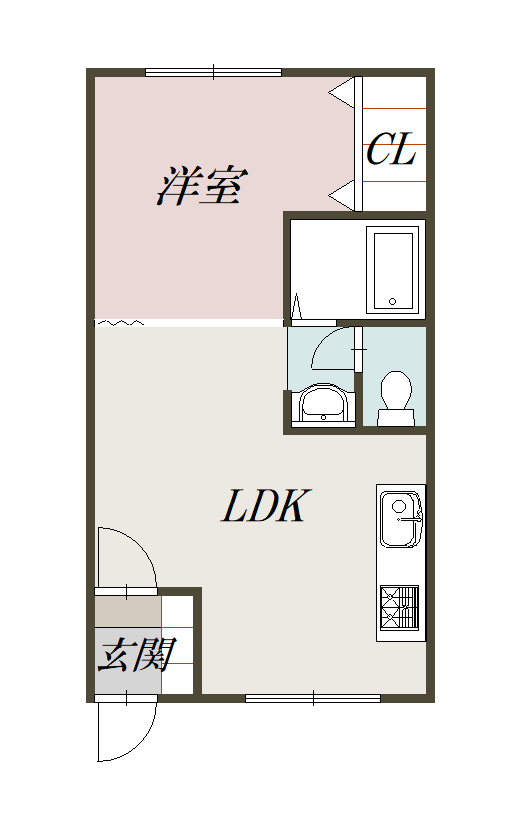 サンライフ錦町Ⅰ202間取図