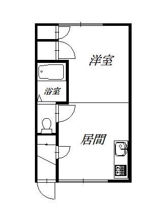 ブルーム深川３条103間取図