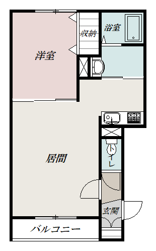 ハスコリオ・リガーレ303間取図