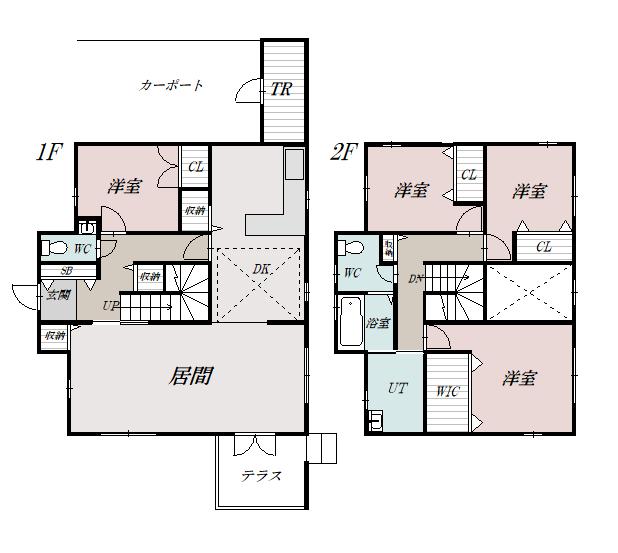 末広２－１５貸家zzz間取図
