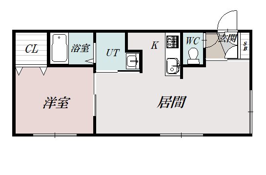 ガーデンクリスタル１・１２307間取図