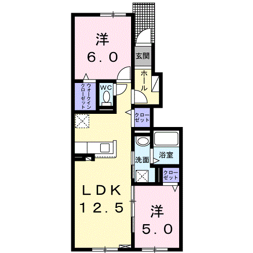トアリス103間取図