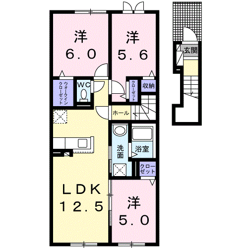 トアリス204間取図