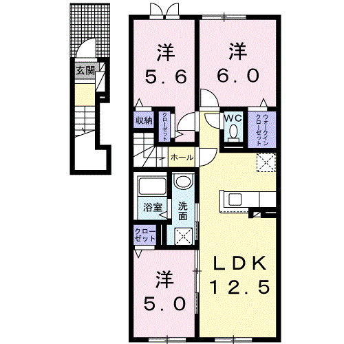 トアリス201間取図