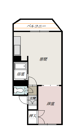 富士スカイハイツ103間取図