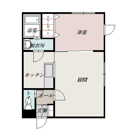 メゾンＭＴ－６Ａｖｅ305間取図