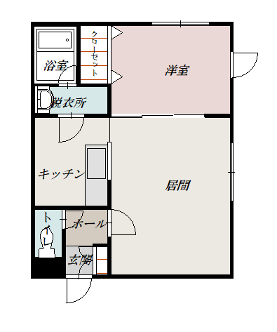 メゾンＭＴ－６Ａｖｅ405間取図