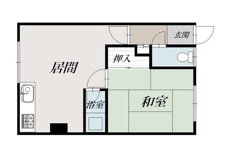 コーポイエローハウス3間取図