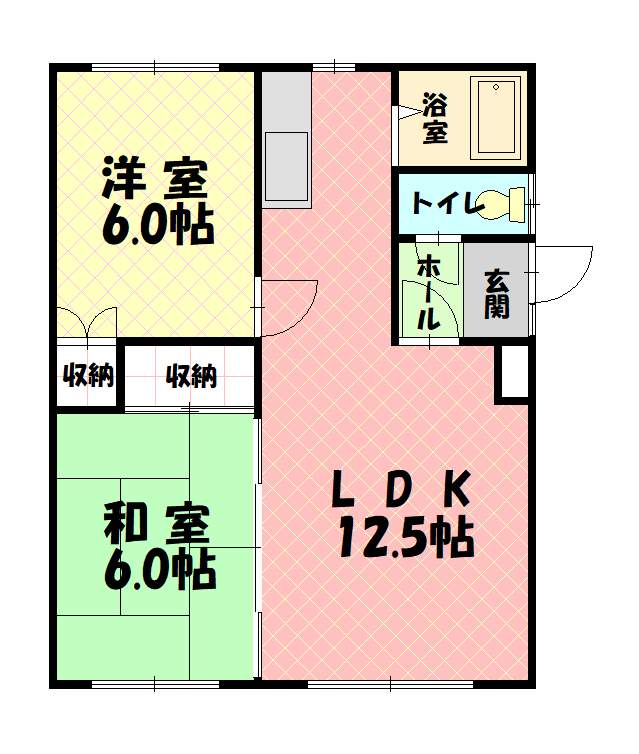 グランビュー豊岡101間取図