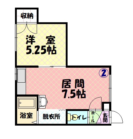 スクエア202間取図