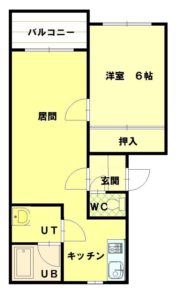 近永ハイツ405間取図