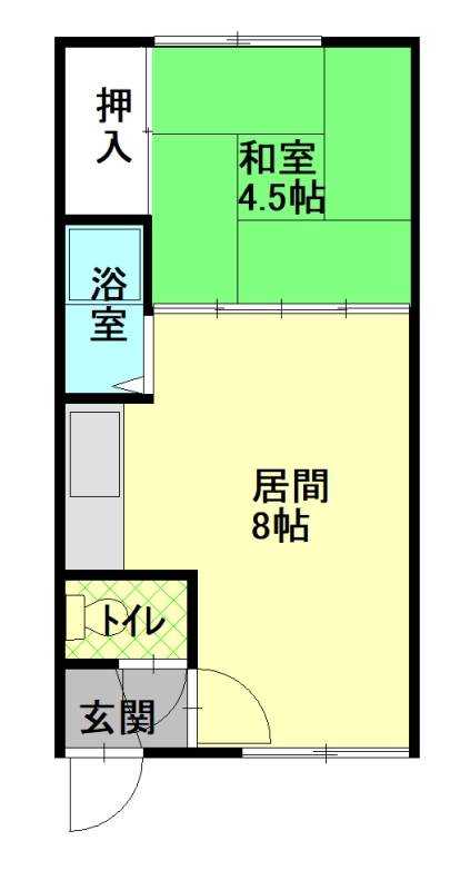 セブンハイツＡ7間取図