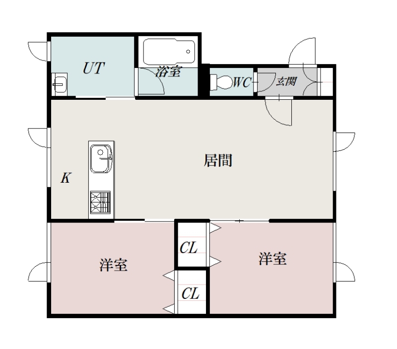 フォルティーナポルタ103間取図