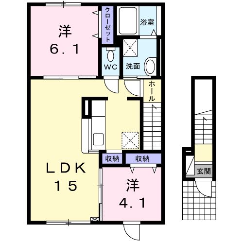 サウスバレー201間取図