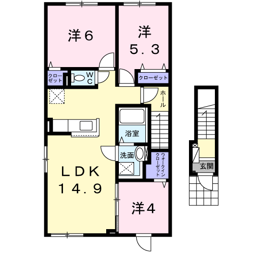 エトナ201間取図