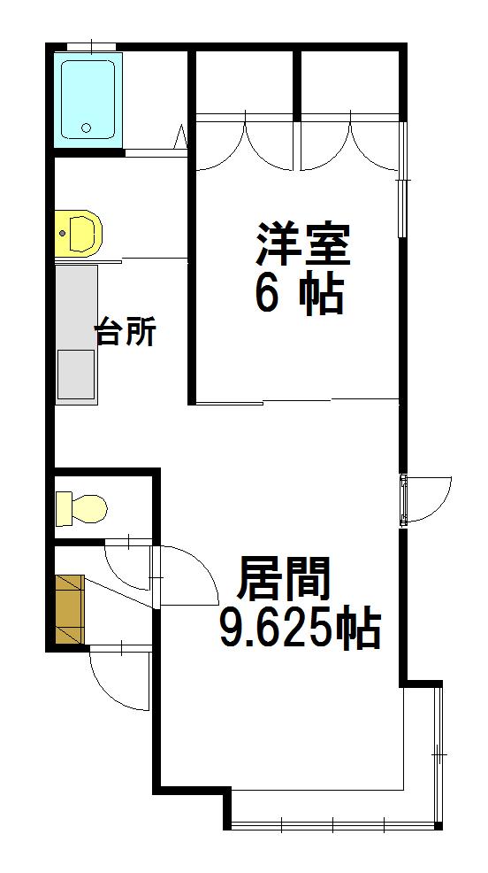カルテット102間取図