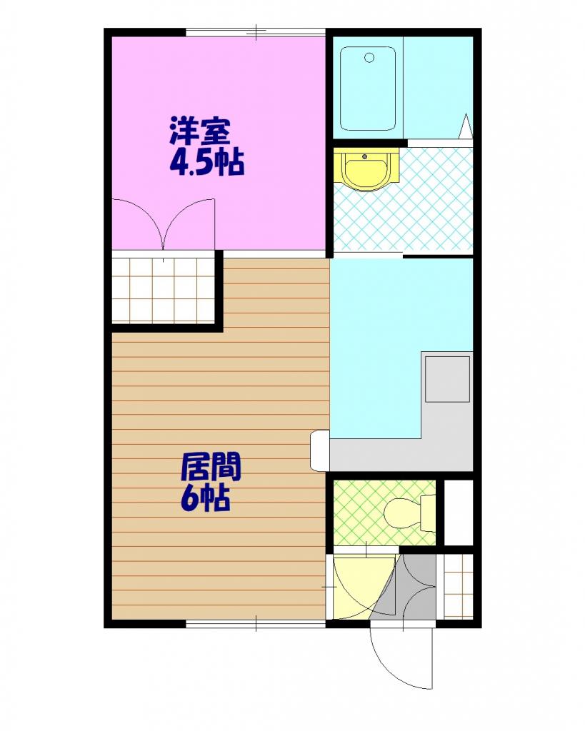 ｓｔｅｌｌａ永山Ⅱ203間取図