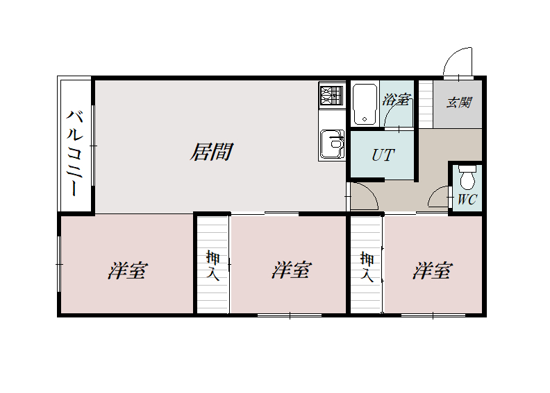 ＭＯＲＥ東５・８303間取図