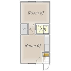 グリーンハイムⅤ202間取図