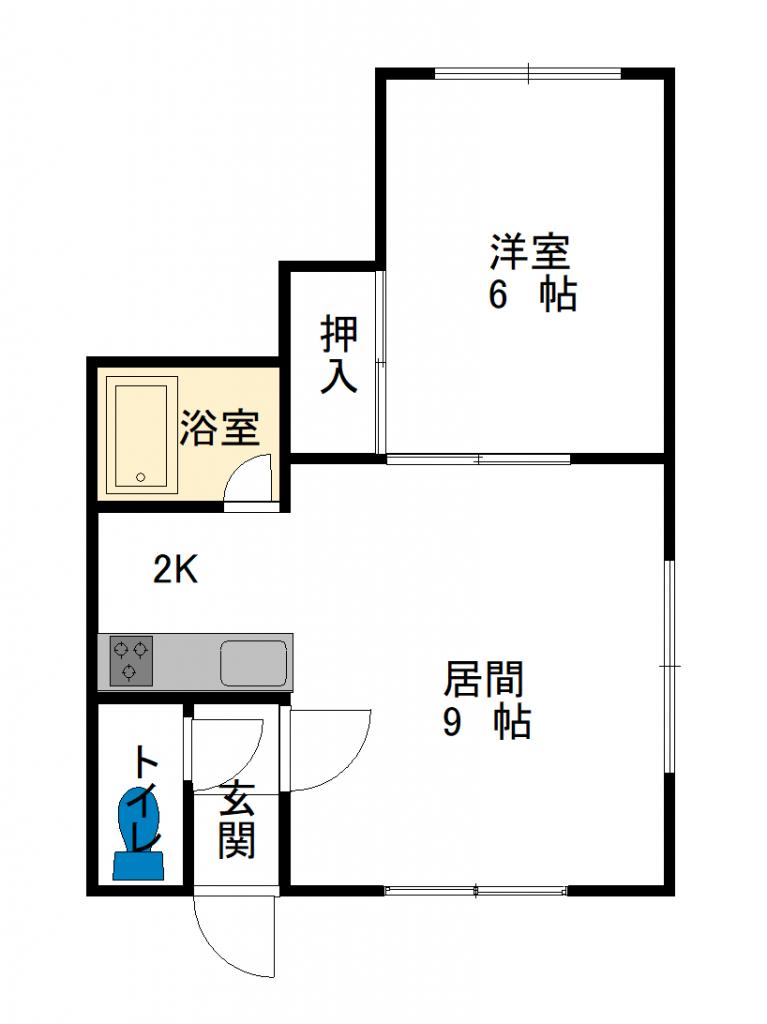 ロベリアハイツ101間取図