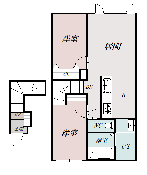 ｃｏｃｏｒｉ202間取図