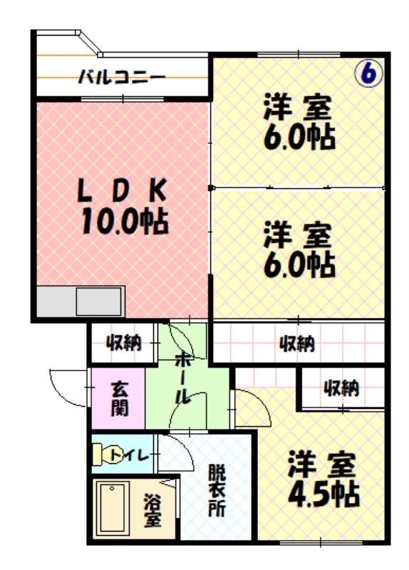 Ｇｒａｎｄ　Ｔｅｒｒａｃｅ306間取図