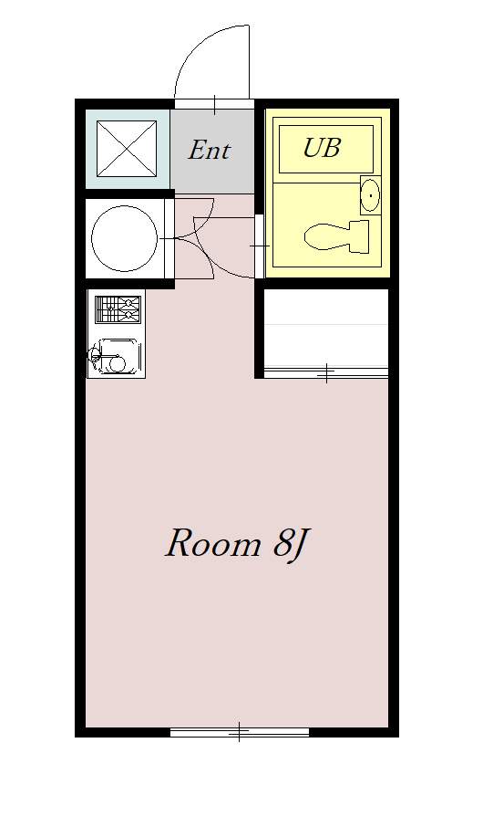 ヴィラナリー旭川 A棟405間取図