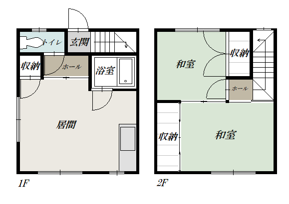 志ま屋マンション１号棟105間取図