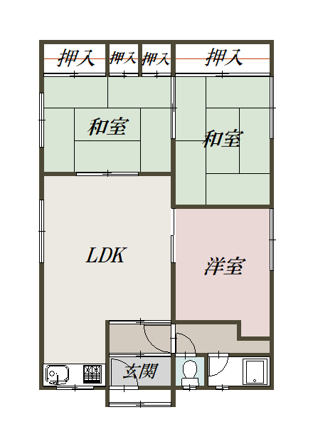 永山４－１５貸家zzz間取図