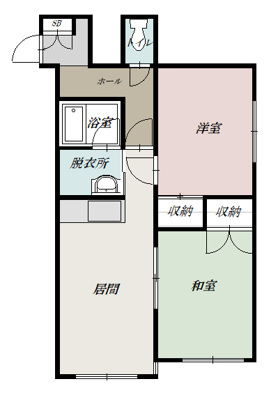 ブルーハイツ203間取図