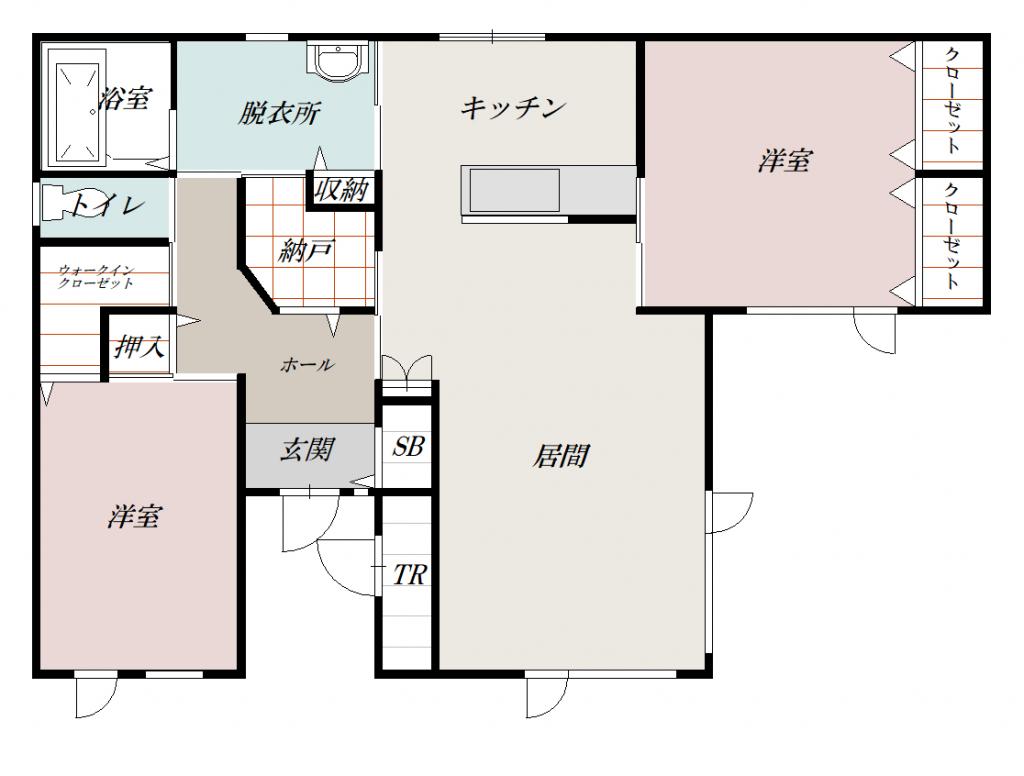 神居３－１０貸家　Ａzzz間取図